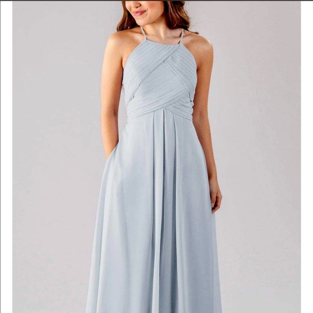 Kennedy blue “Milly” dress. Size 0 in color “Fog”